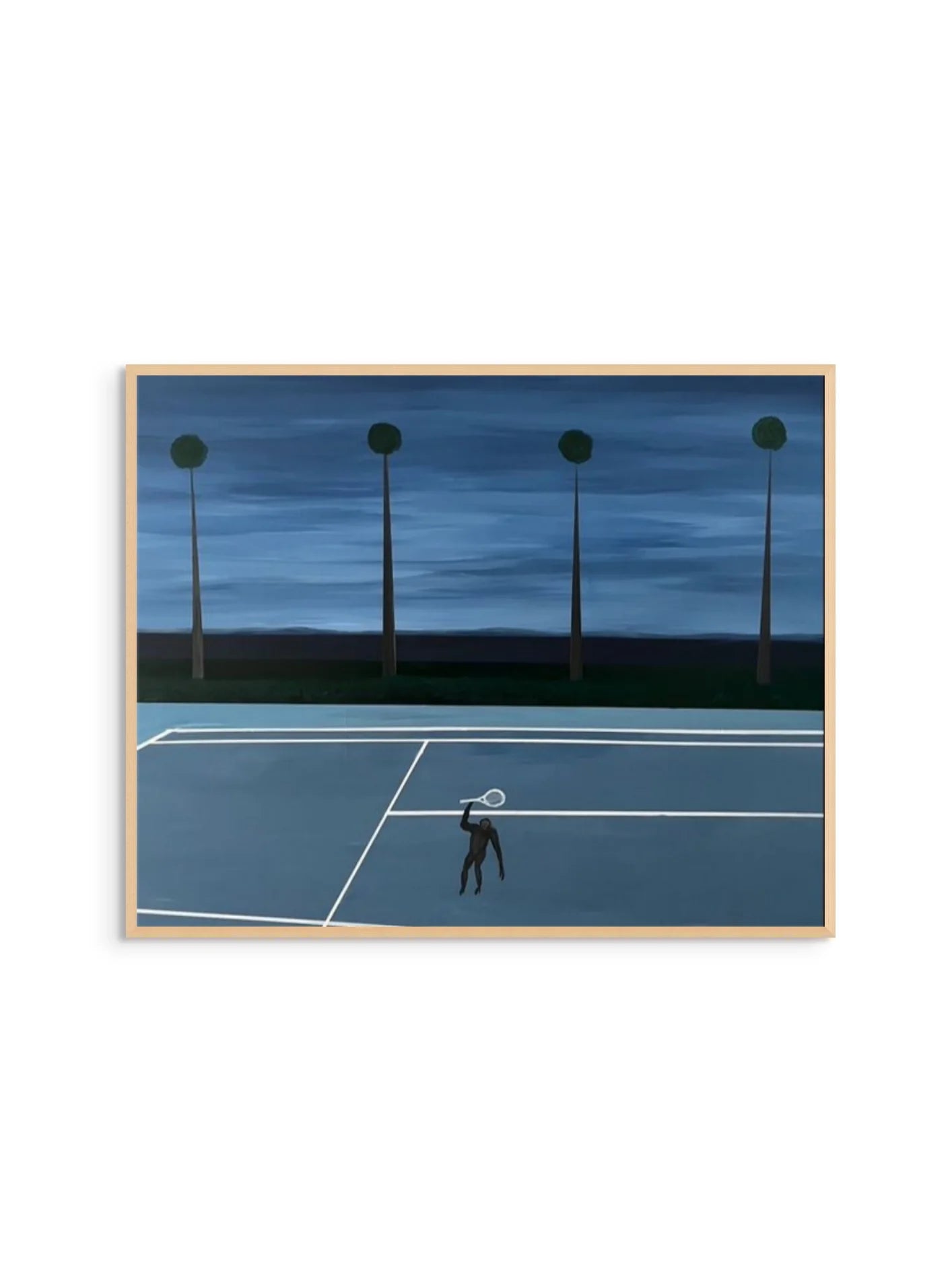 Resim // Primate on the Tennis Court - 2024