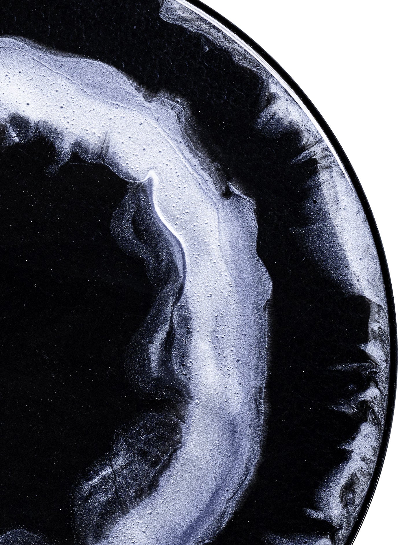 Epoksi Heykel // Silver Splash I - 2025