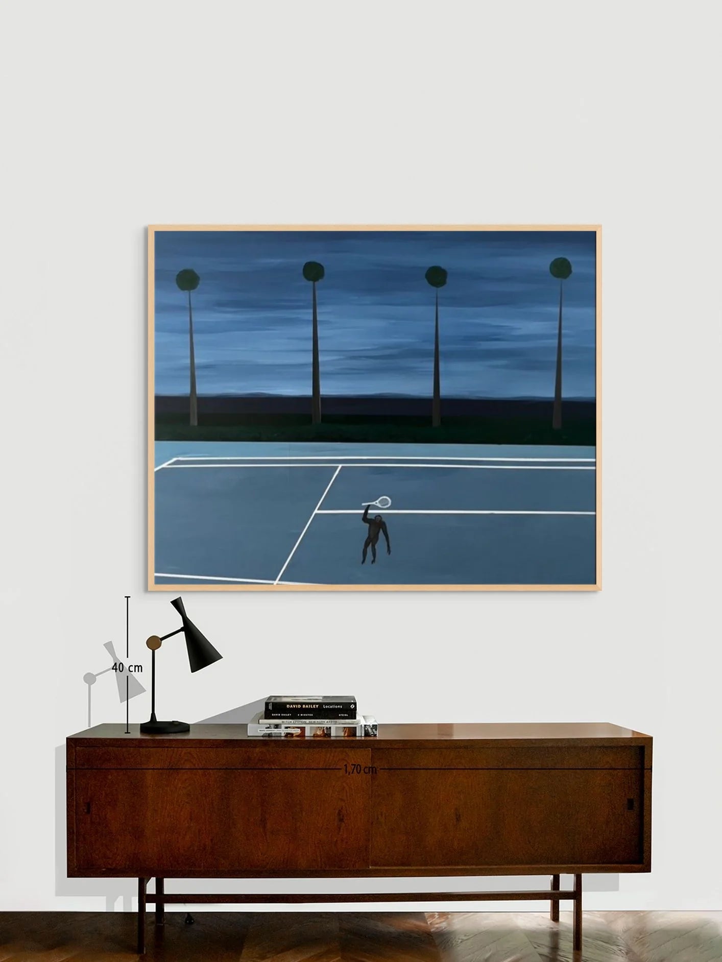 Resim // Primate on the Tennis Court - 2024