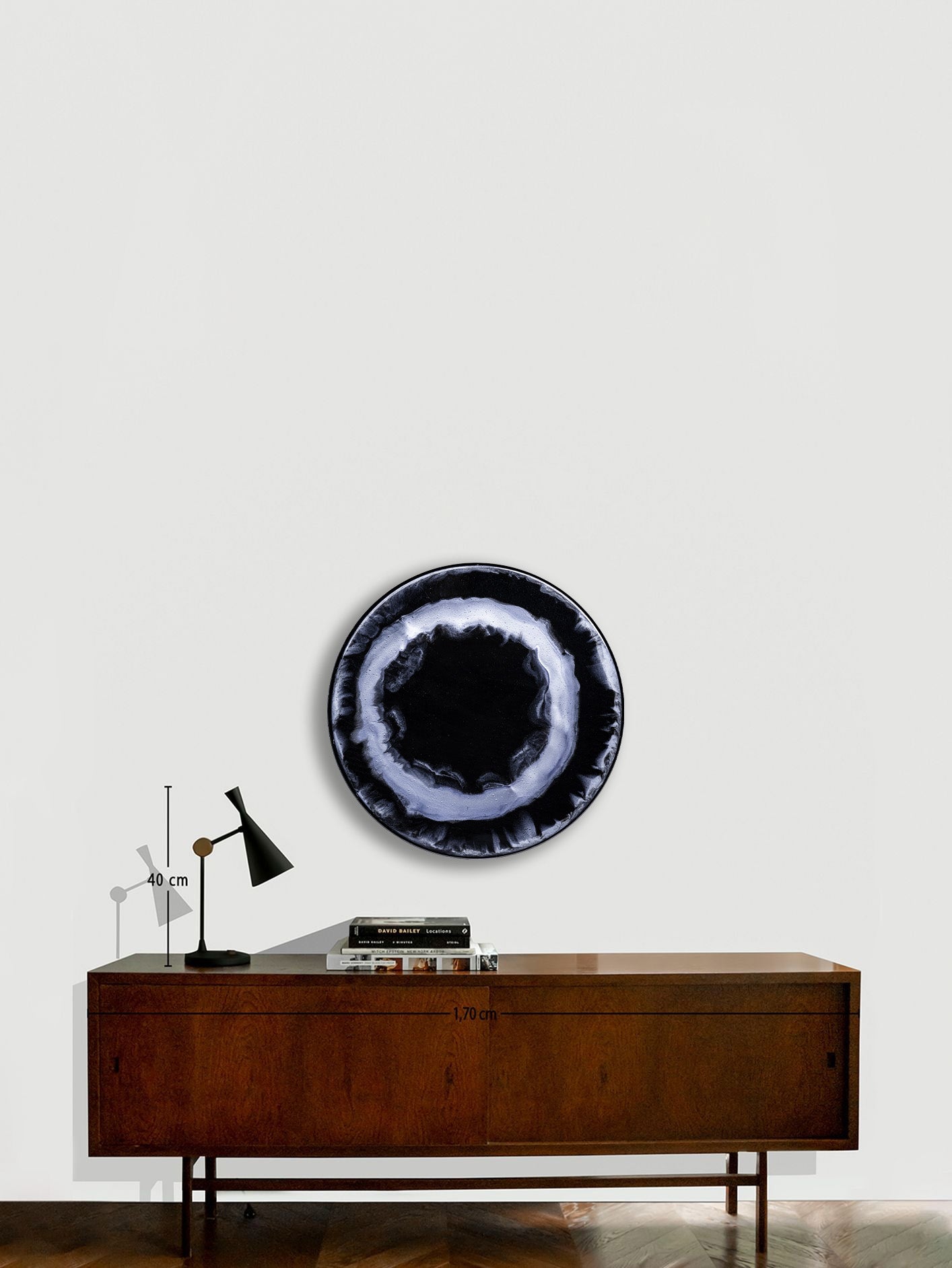 Epoksi Heykel // Silver Splash I - 2025