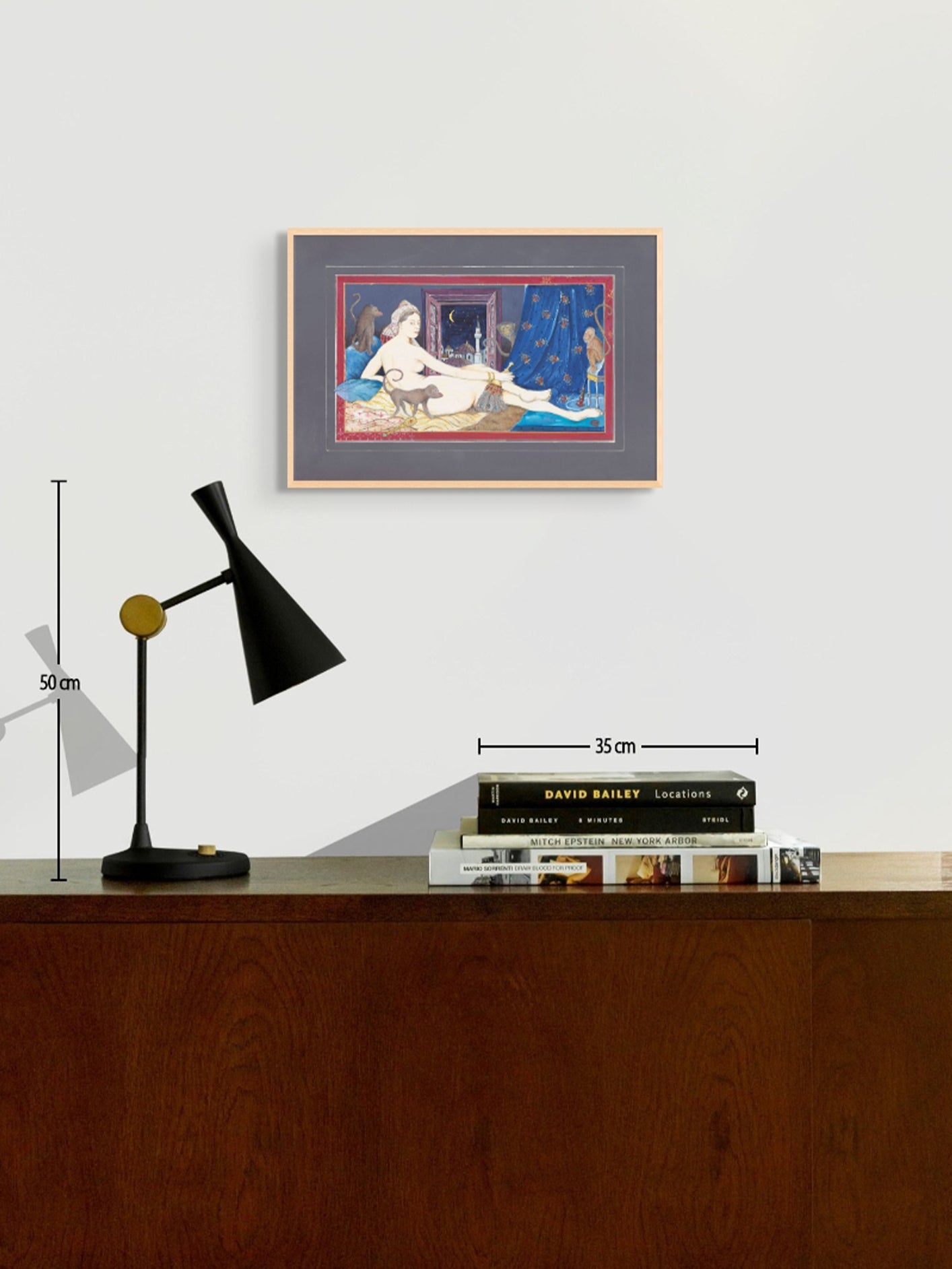 Baskı // Maymunlu Grand Odalisque - 2024