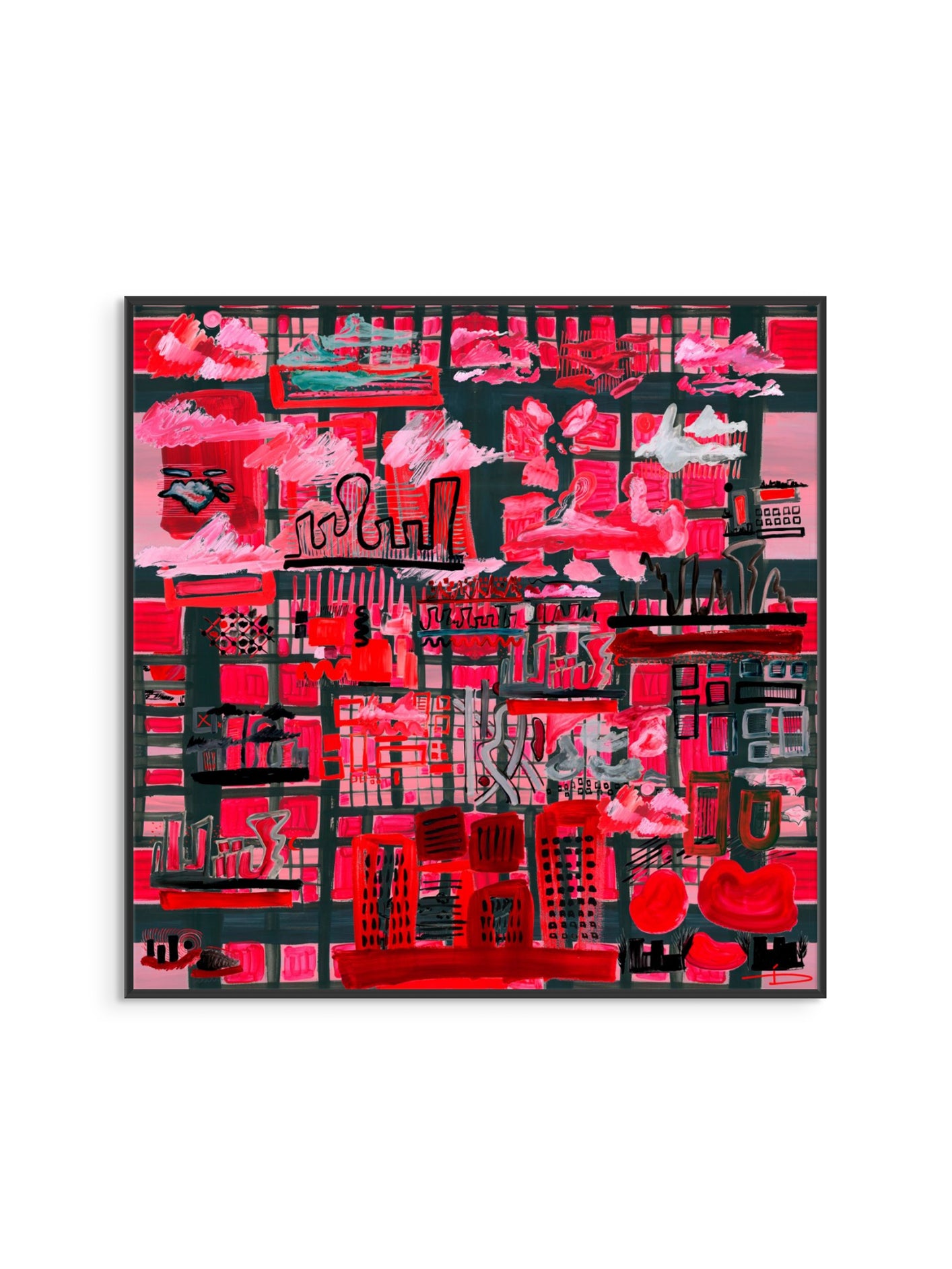 Baskı // Metal Şehirler Plastik Bulutlar 2 - 2021