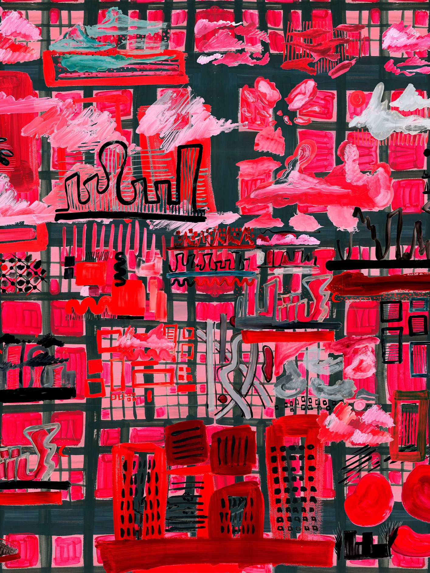 Baskı // Metal Şehirler Plastik Bulutlar 2 - 2021