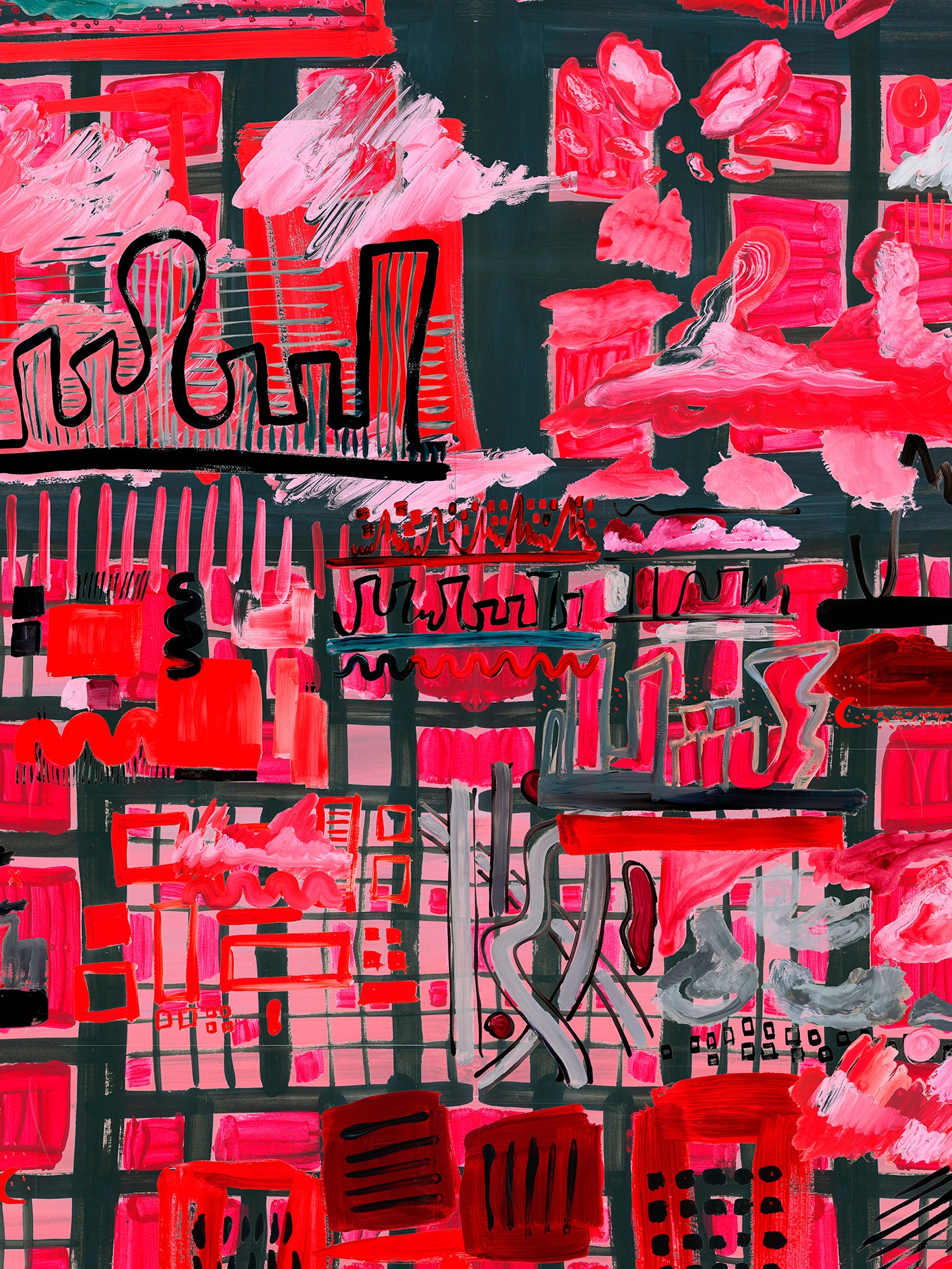 Baskı // Metal Şehirler Plastik Bulutlar 2 - 2021