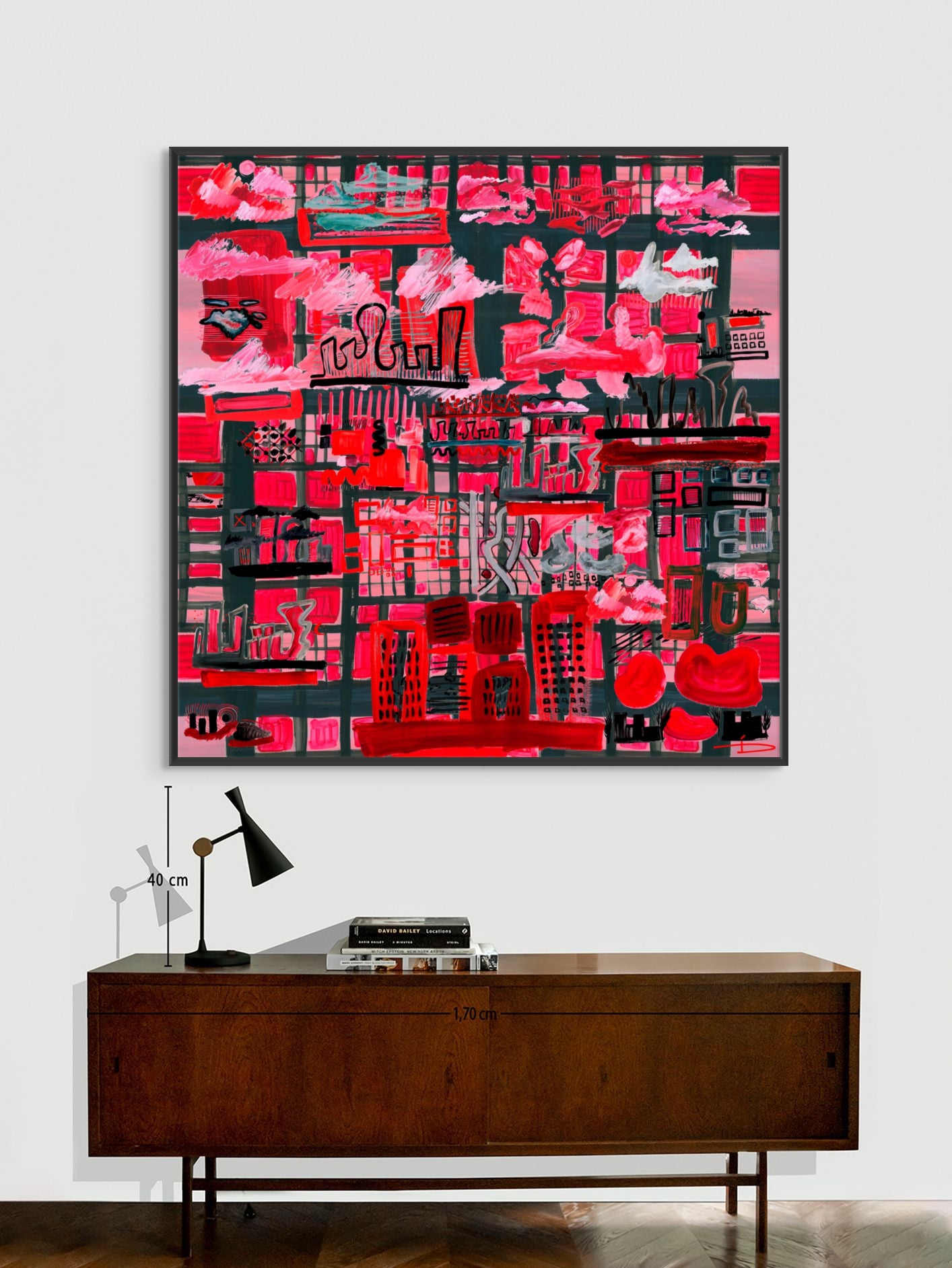 Baskı // Metal Şehirler Plastik Bulutlar 2 - 2021