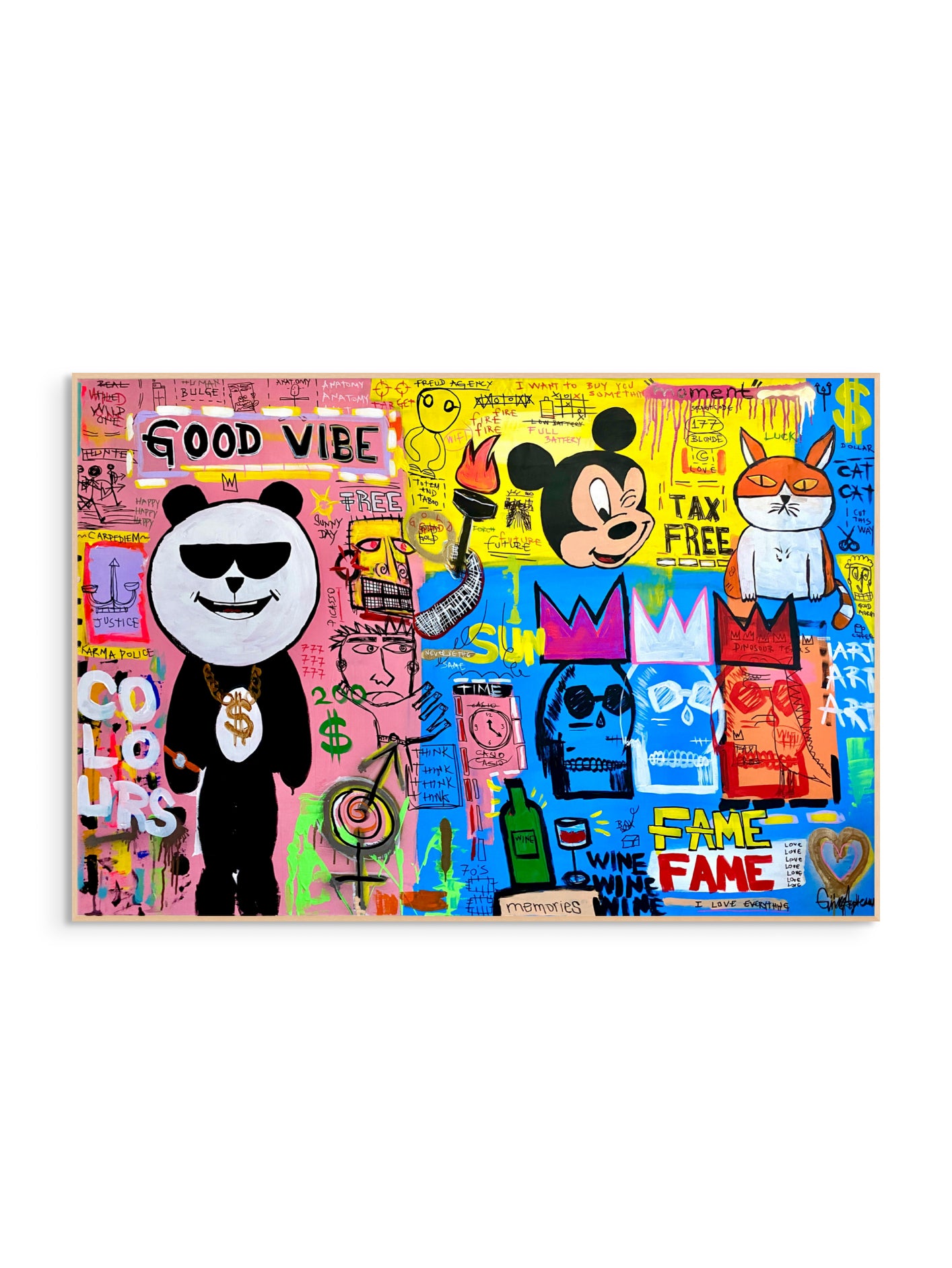 Resim // Panda & Mickey Mouse - 2023